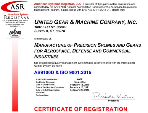 AS9100D \ ISO9001:2015